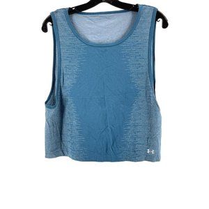 Under Armour Womens Tank Top Active Wear Shirt Medium Sport Top Green